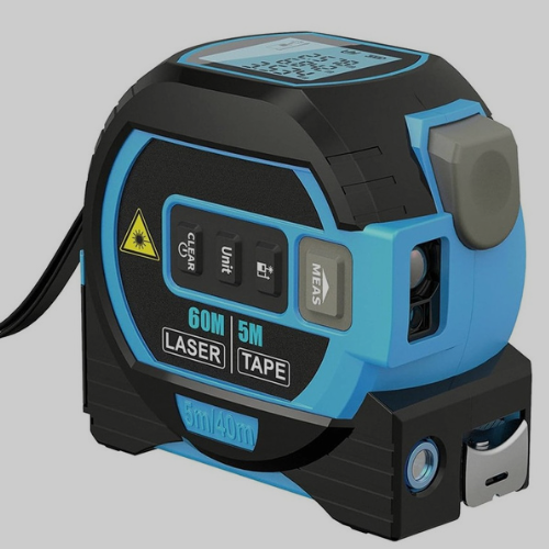 Digital lazer Measuring Tape Blue